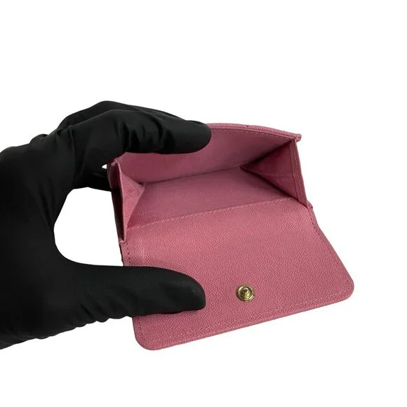 CHANEL Authentic Pink Caviar Leather Wallet - Picture 7 of 9
